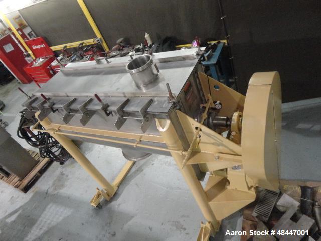 Used Aaron Process Double Spiral Ribbon Blender, 24 Cubic Foot Working Capacity