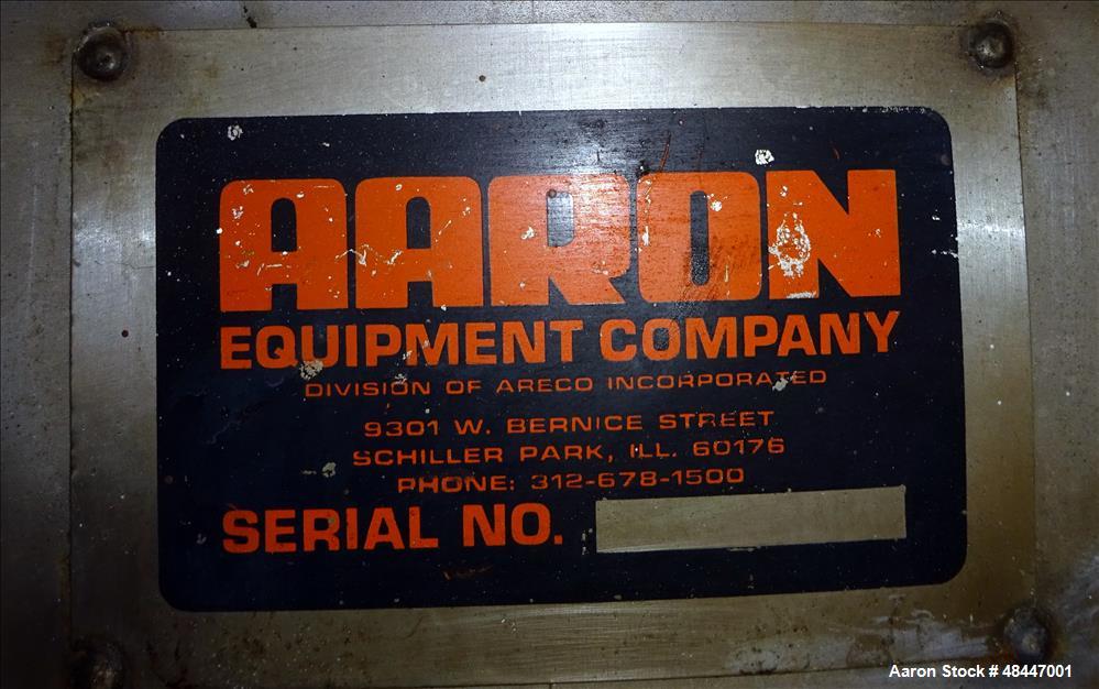 Used Aaron Process Double Spiral Ribbon Blender, 24 Cubic Foot Working Capacity