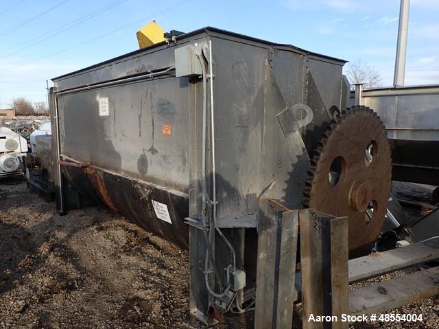 Used Aaron Process Double Spiral Ribbon Blender, Approximately 400 Cubic Feet,