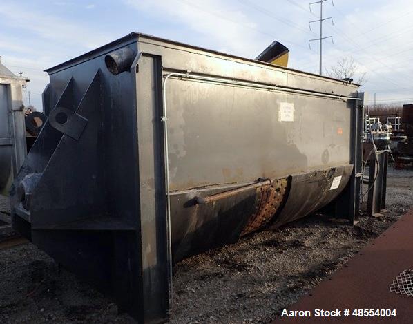 Used Aaron Process Double Spiral Ribbon Blender, Approximately 400 Cubic Feet,