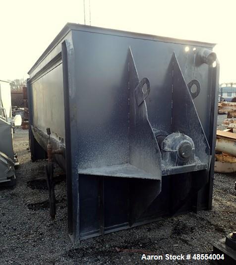 Used Aaron Process Double Spiral Ribbon Blender, Approximately 400 Cubic Feet,