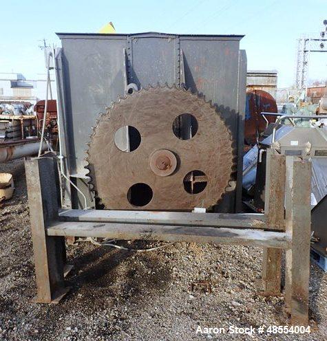 Used Aaron Process Double Spiral Ribbon Blender, Approximately 400 Cubic Feet,