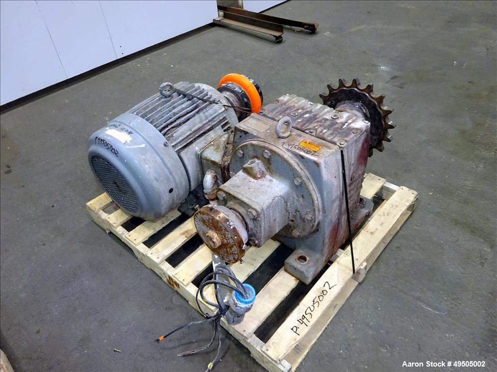 Used Aaron Process Double Spiral Ribbon Blender, 304 Stainless Steel,