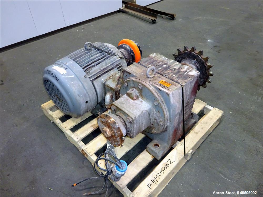Used Aaron Process Double Spiral Ribbon Blender, 304 Stainless Steel,