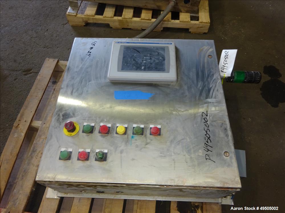 Used Aaron Process Double Spiral Ribbon Blender, 304 Stainless Steel,