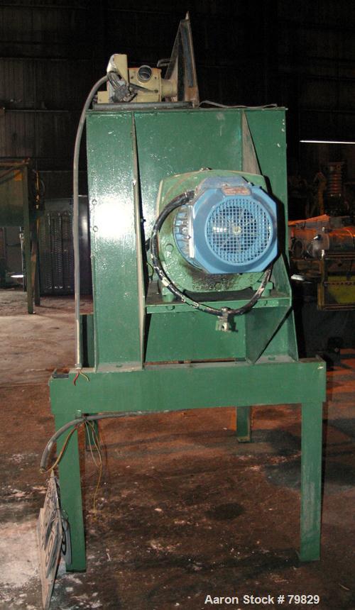 USED:Adelphi Machine ribbon blender, 40 cubic foot working capacity, stainless steel. Non-jacketed trough 34" wide x 66" long x approximately 38" deep. 3-1/2" diameter shaft, 8 ribbon sections 2-1/2"...