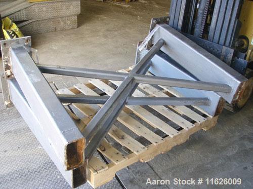 Used-American Process Ribbon Blender, Model DRB-100.Inside dimensions 8' long x 45" wide x 53" deep, 44" to top of ribbon; 6...