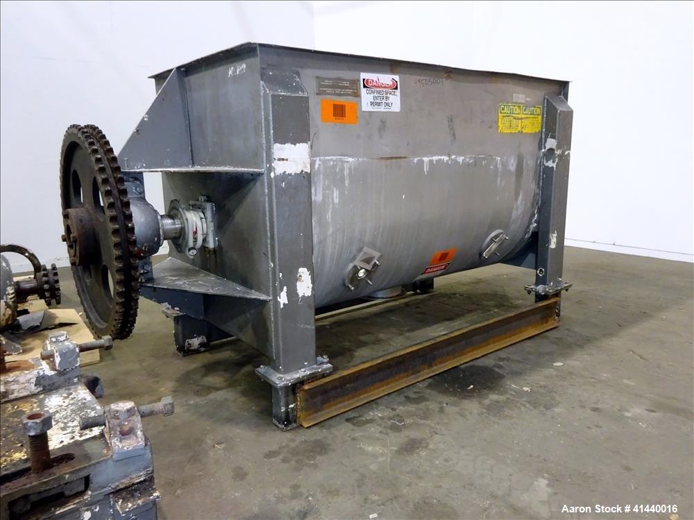 Used- American Process System Double Spiral Ribbon Blender, Model DRB 100.