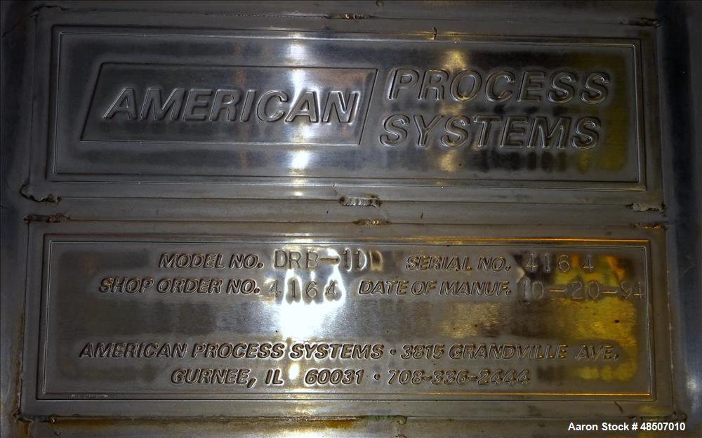 Used American Process Ribbon Blender, Model DRB-11