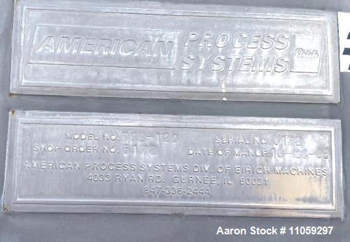 Used 120 Cu.Ft. American Process Ribbon Blender