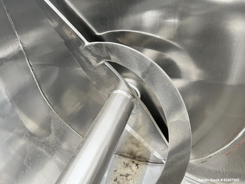 Used American Process Heavy Duty Double Spiral Ribbon Blender, 304 Stainless St