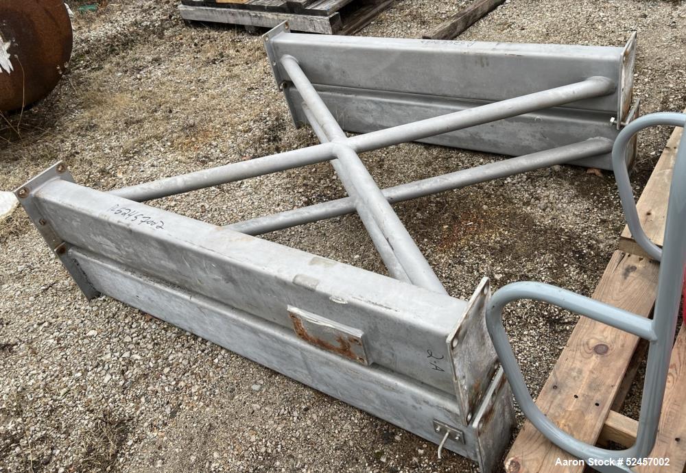 Used American Process Heavy Duty Double Spiral Ribbon Blender, 304 Stainless St