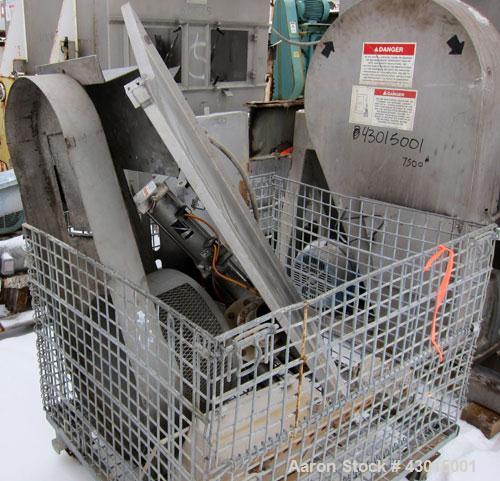 Used American Process Heavy Duty Double Spiral Ribbon Blender, Model DRB-155, 155 cubic feet working capacity, 304 stainless steel. Non-jacketed trough 50" wide x 120" long x approximately 58" deep. ...