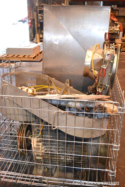 Used American Process Heavy Duty Double Spiral Ribbon Blender, Model DRB-155, 150 cubic feet working capacity, 304 stainless steel. Non-jacketed trough 50" wide x 120" long x approximately 58" deep. ...