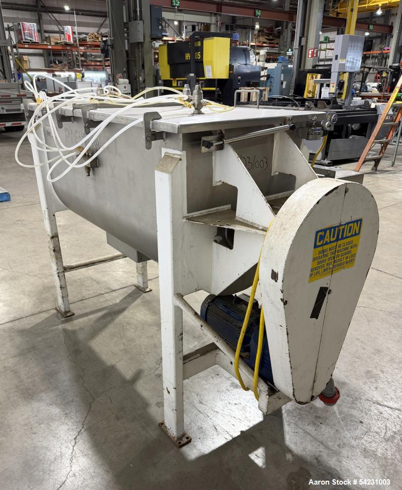 Used American Process Systems Ribbon Blender – Model DRB 18 (18 Cu Ft / 135 Gallon)