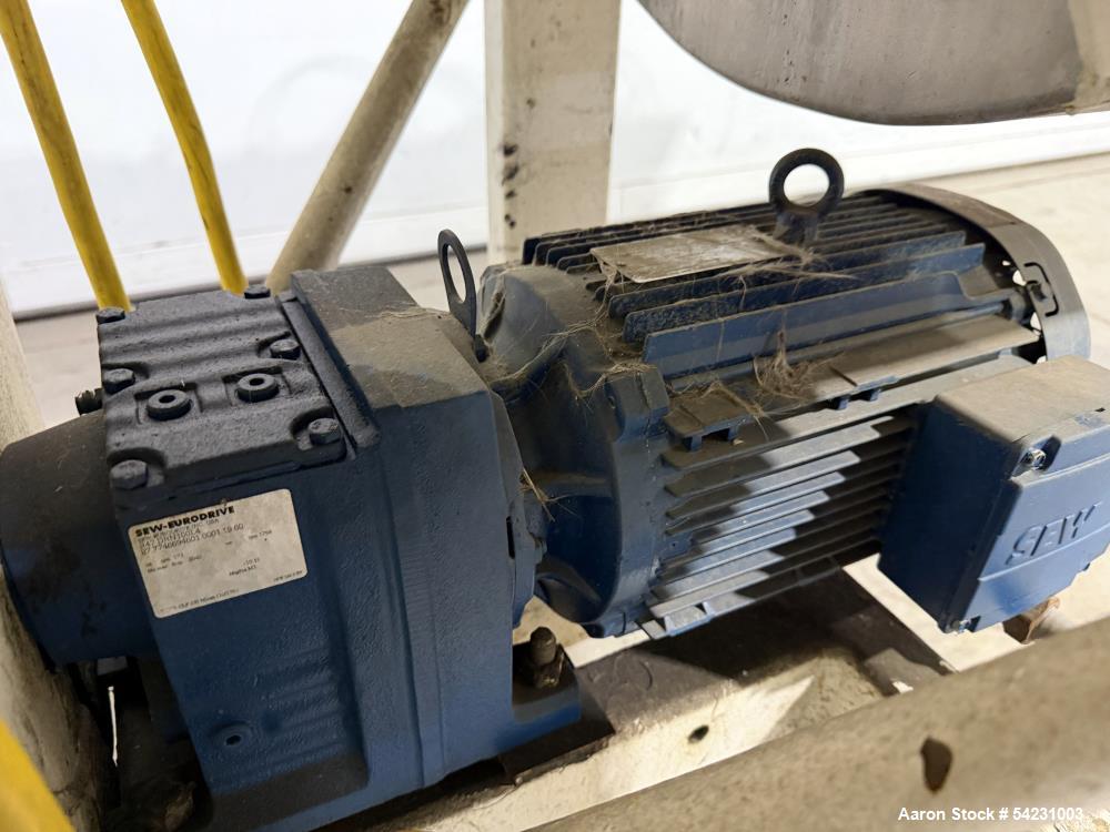 Used American Process Systems Ribbon Blender – Model DRB 18 (18 Cu Ft / 135 Gallon)