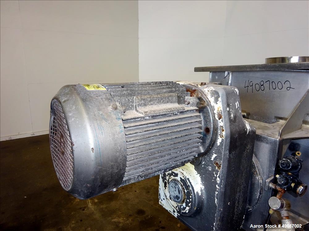 Used American Process Double Spiral Ribbon Blender, Model DRB-24H, 24 Cubic Fee