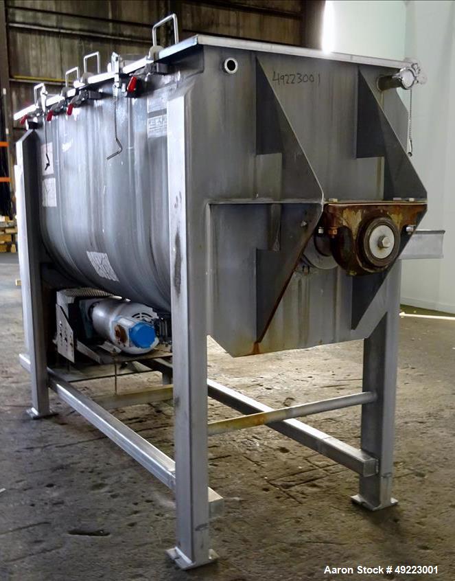 Used- American Process Double Spiral Ribbon Blender, Model DBR-55.