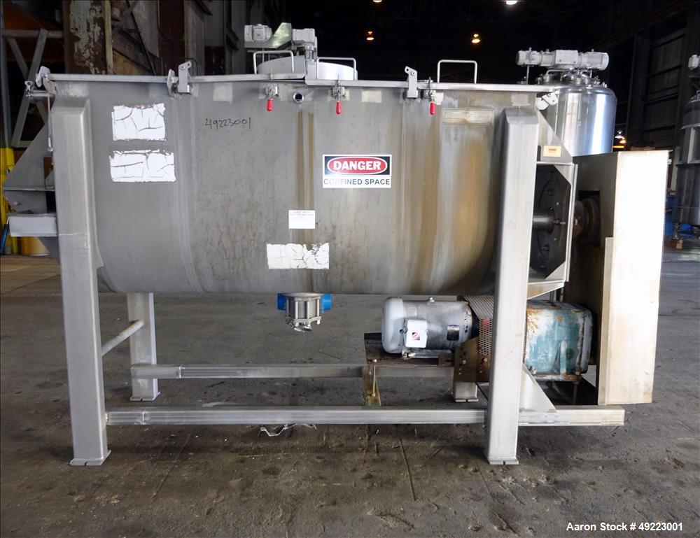 Used- American Process Double Spiral Ribbon Blender, Model DBR-55.