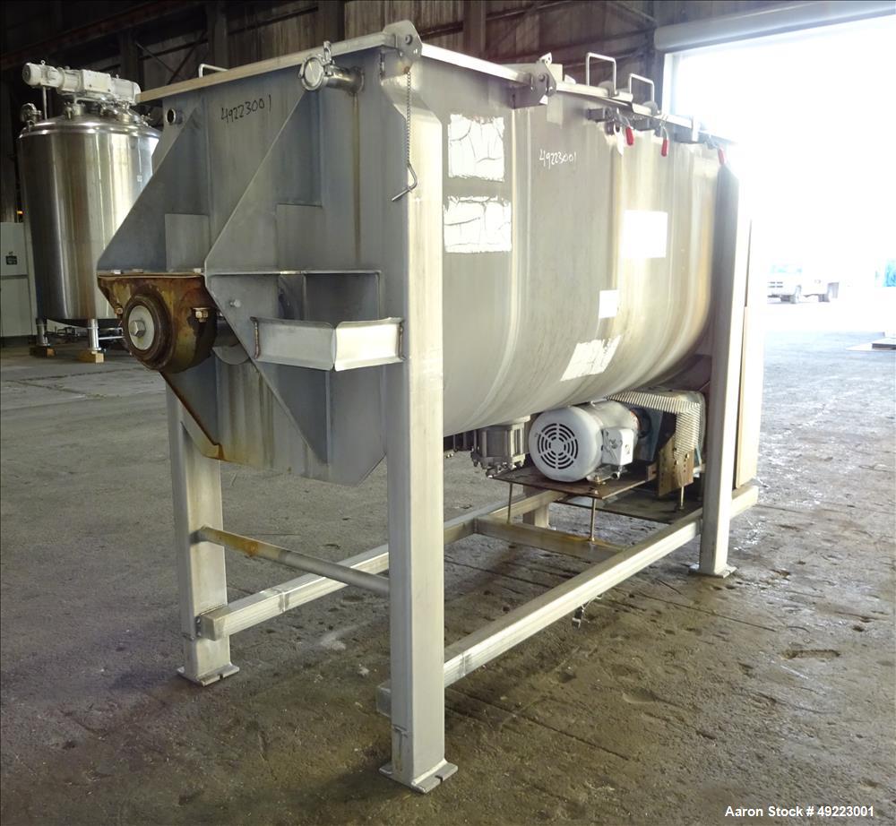 Used- American Process Double Spiral Ribbon Blender, Model DBR-55.