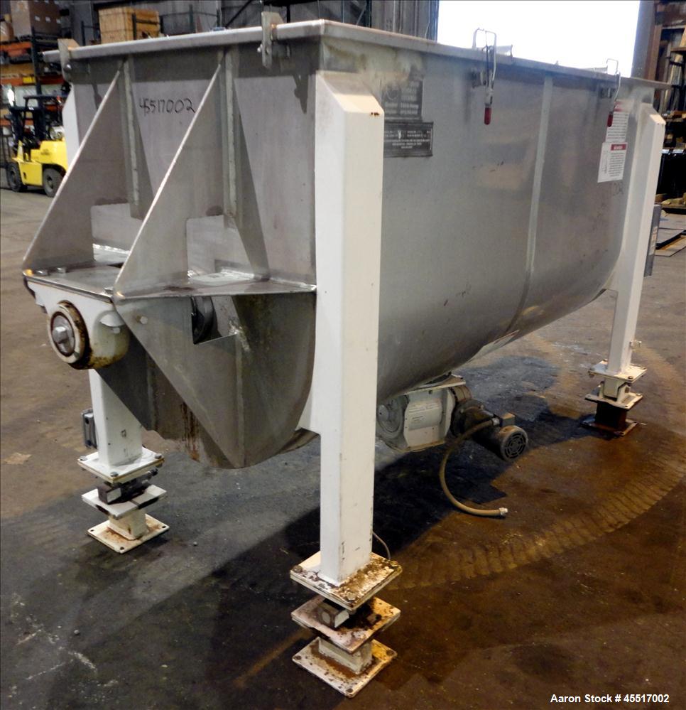 Used American Process Ribbon Blender, Model 4080/ 5205, approximately 80 cubic f