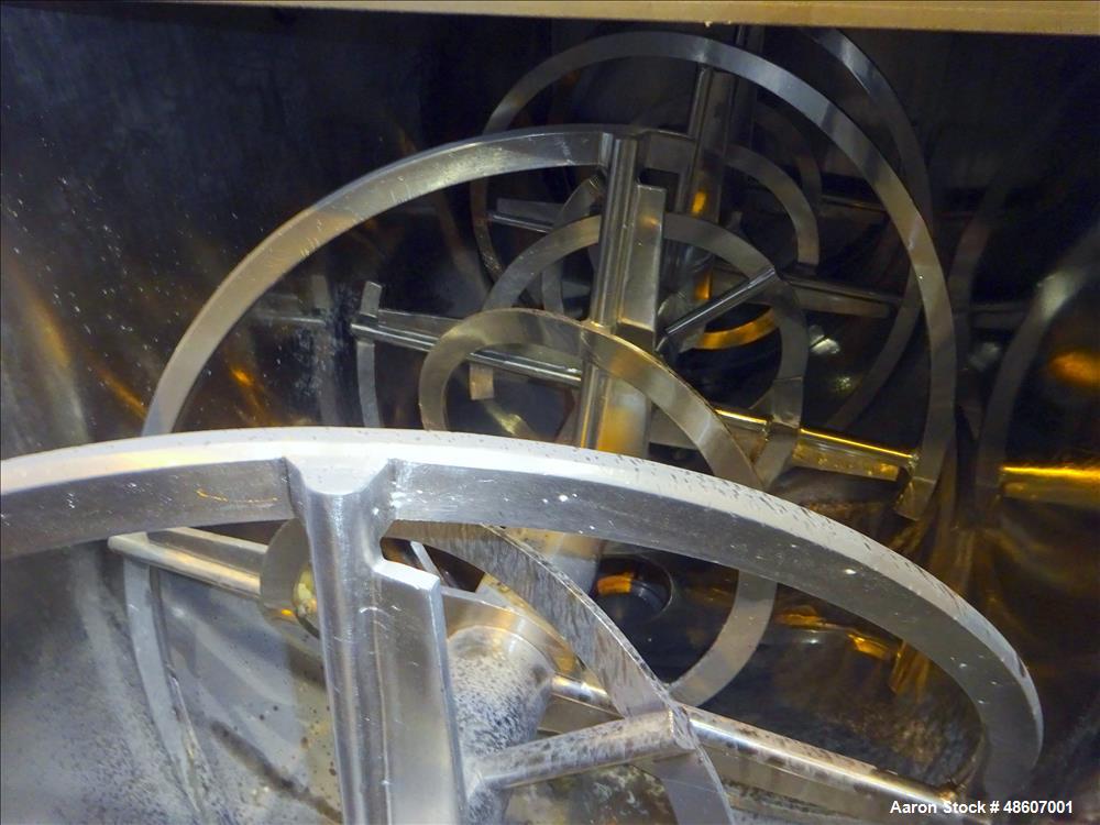 Used American Process Ribbon Blender, 80 Cubic Feet Capacity, Model DRB-80.