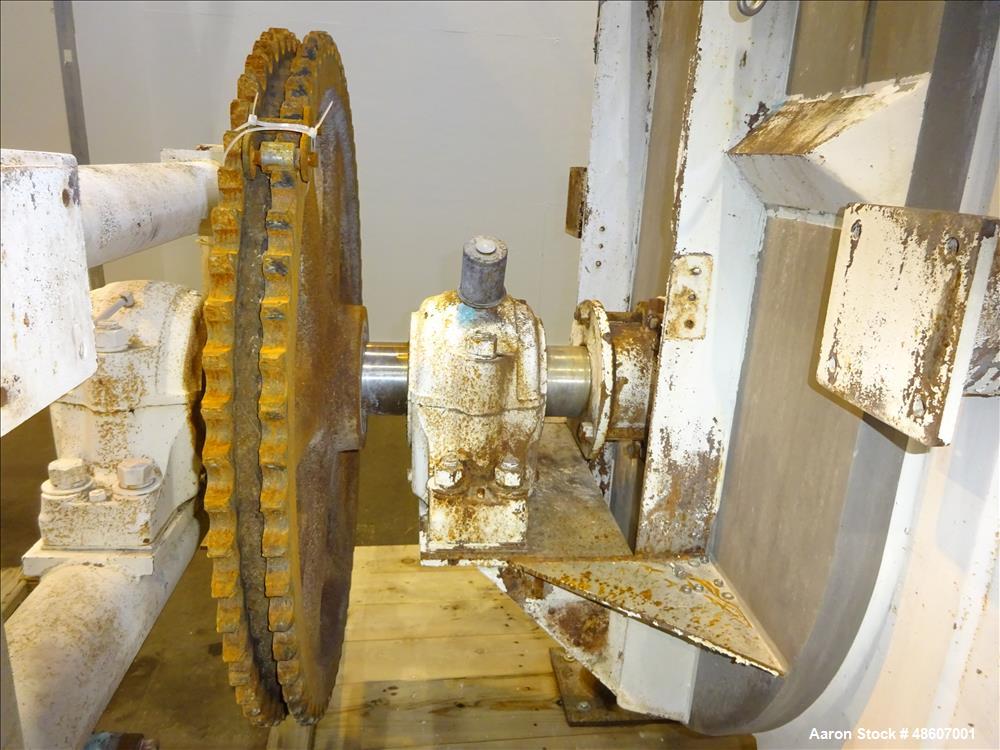 Used American Process Ribbon Blender, 80 Cubic Feet Capacity, Model DRB-80.