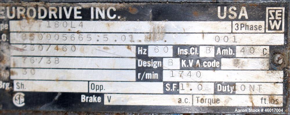Used American Process Ribbon Blender, Carbon Steel.