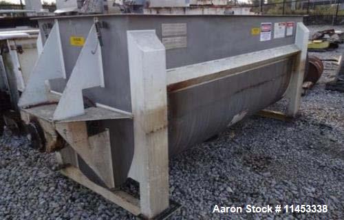 Used- American Process Ribbon Blender, Model DRB-120. 120 cu. ft., stainless steel construction, approximately 44" wide x 12...