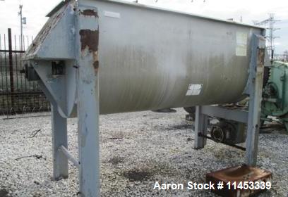 Used- American Process Ribbon Blender, Model DRB-120. Stainless steel with 50 HP drive, 120 cu. ft. working capacity. Stainl...