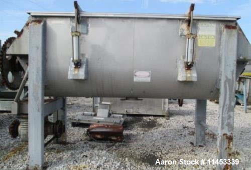 Used- American Process Ribbon Blender, Model DRB-120. Stainless steel with 50 HP drive, 120 cu. ft. working capacity. Stainl...