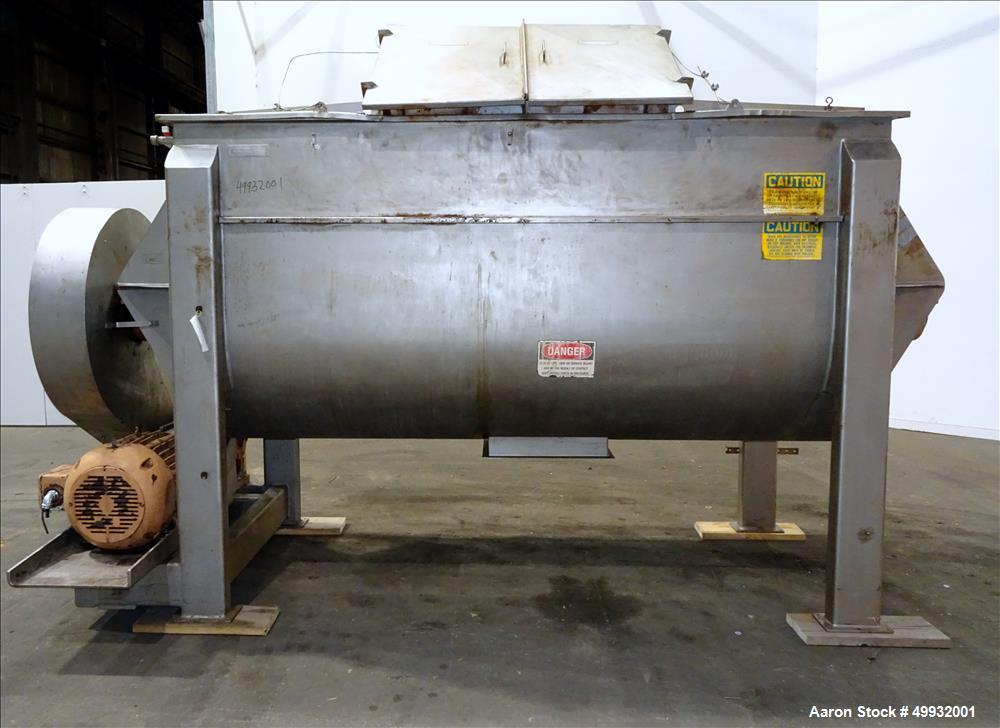 Used American Process Heavy Duty Double Spiral Ribbon Blender, Model DRB-155, 1