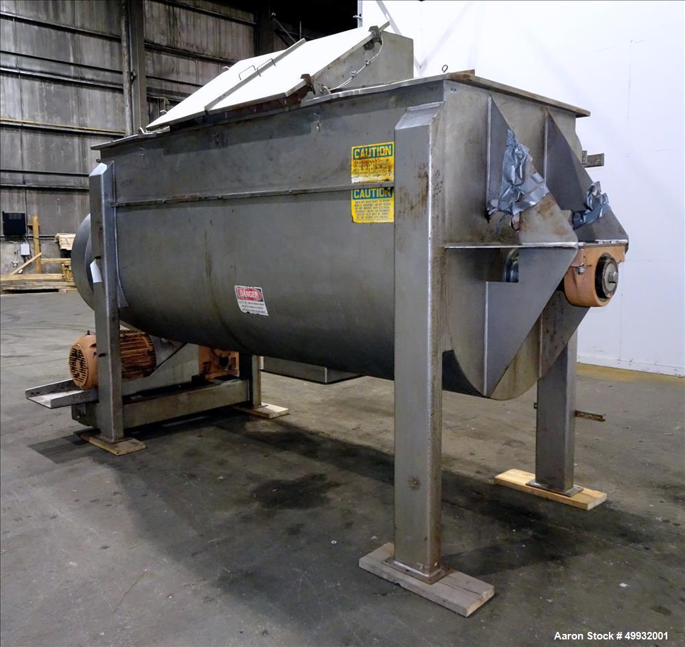 Used- American Process Heavy Duty Double Spiral Ribbon Blender, Model DRB-155, 1