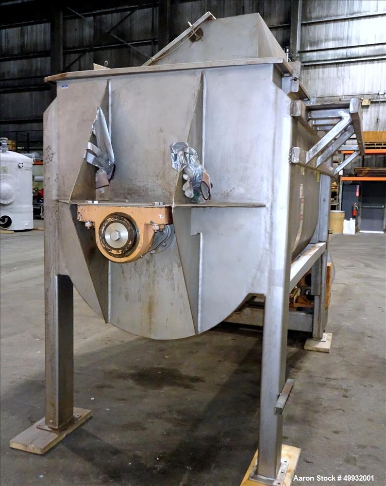 Used American Process Heavy Duty Double Spiral Ribbon Blender, Model DRB-155, 1