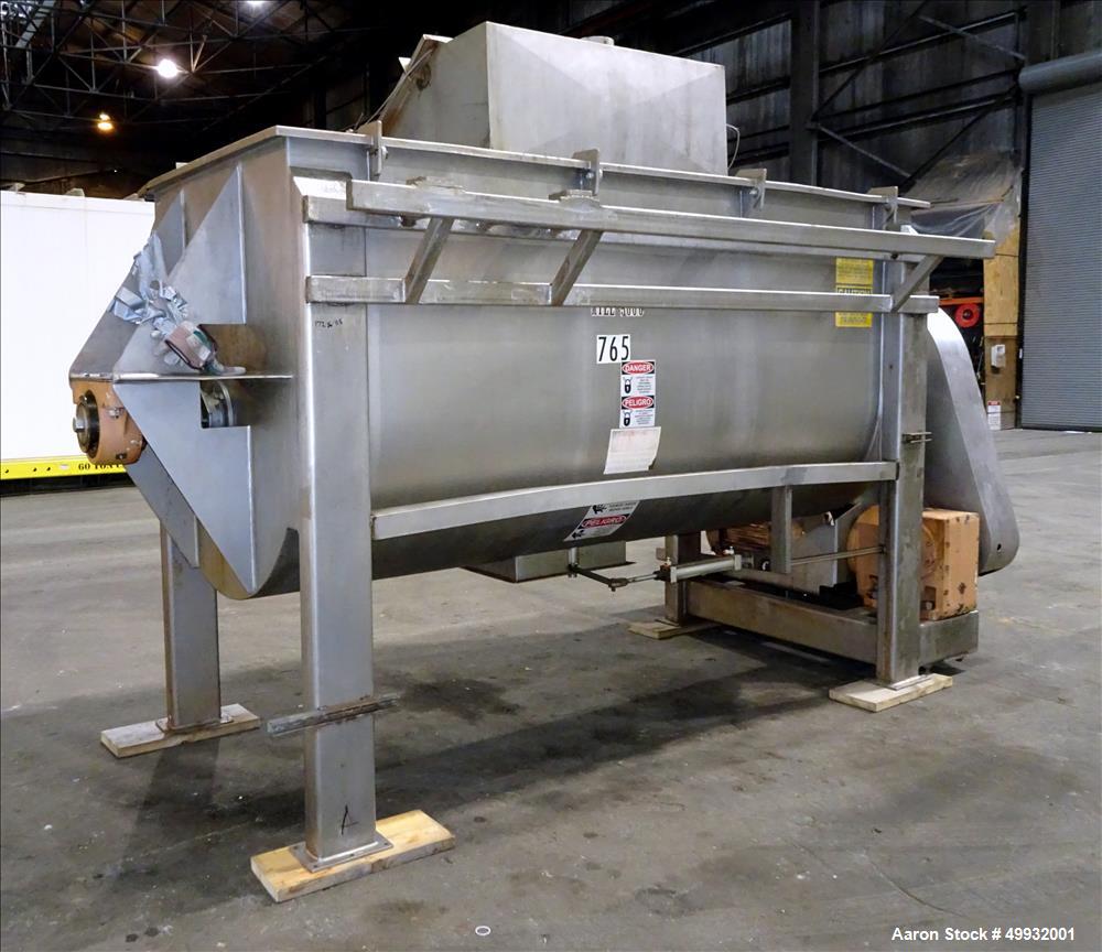 Used American Process Heavy Duty Double Spiral Ribbon Blender, Model DRB-155, 1