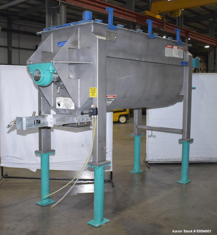 American Process Systems Model PRB055 Paddle Ribbon Blender