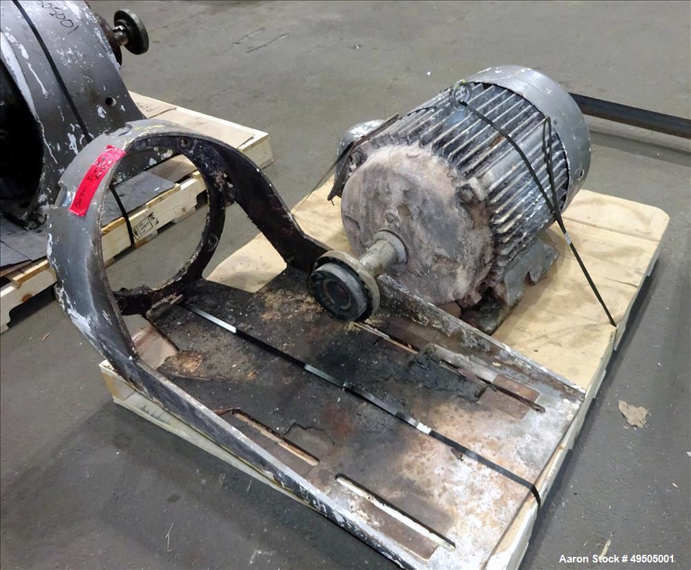 Used American Process System Double Spiral Ribbon Blender, Model DRB 100, 304 Stainless Steel, 100 Cubic Feet Working Capacity. Non-jacketed trough approximate 96" long x 45" wide x 54" deep. Inner r...