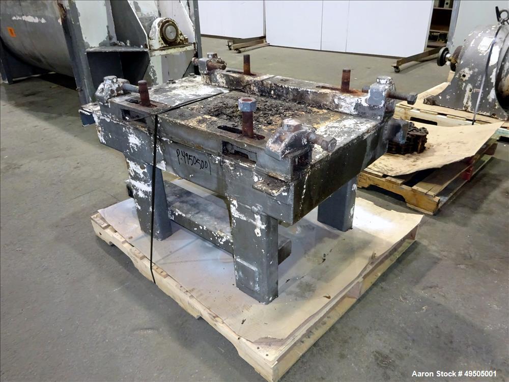 Used American Process System Double Spiral Ribbon Blender, Model DRB 100, 304 Stainless Steel, 100 Cubic Feet Working Capacity. Non-jacketed trough approximate 96" long x 45" wide x 54" deep. Inner r...