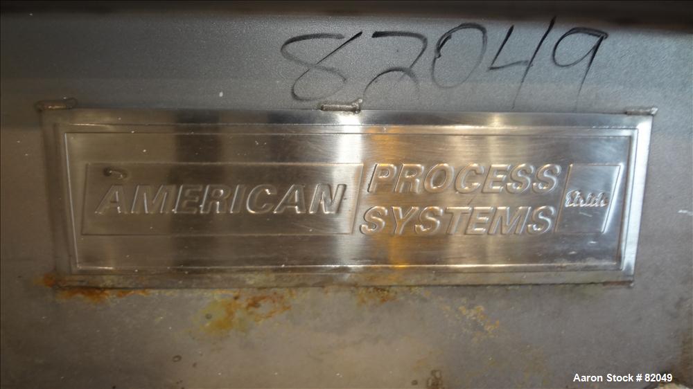 Used Stainless Steel American Process Ribbon/Paddle Blender, 100 Cubic Feet Wor