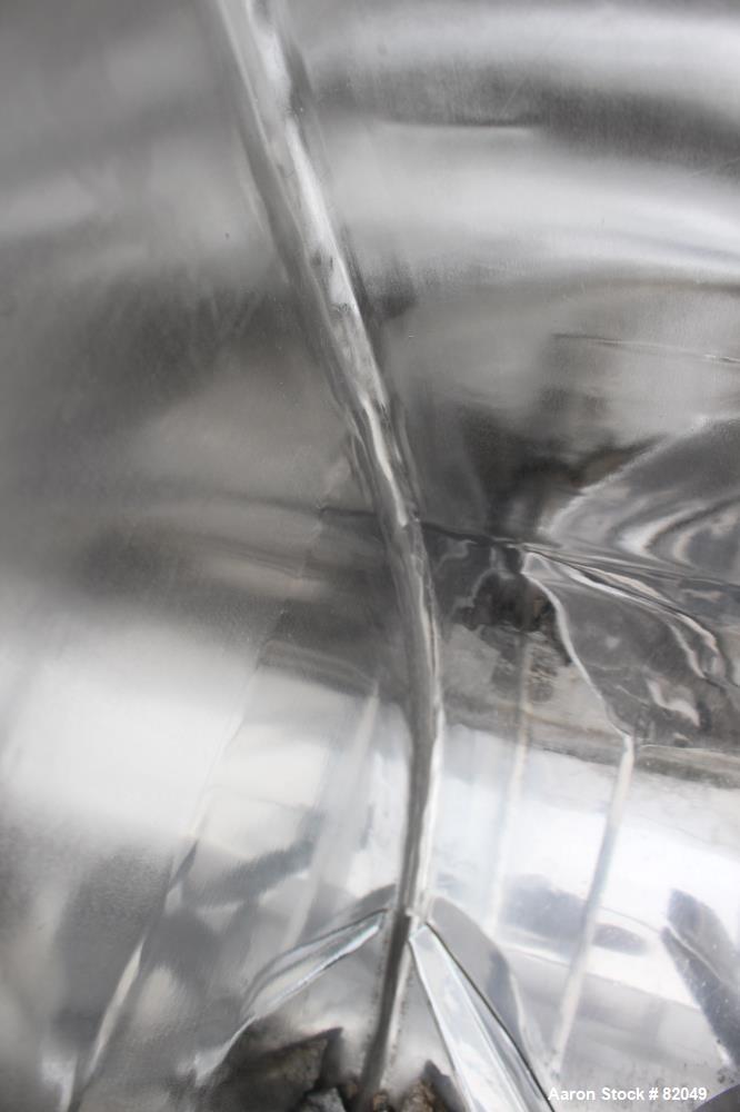 Used Stainless Steel American Process Ribbon/Paddle Blender, 100 Cubic Feet Wor