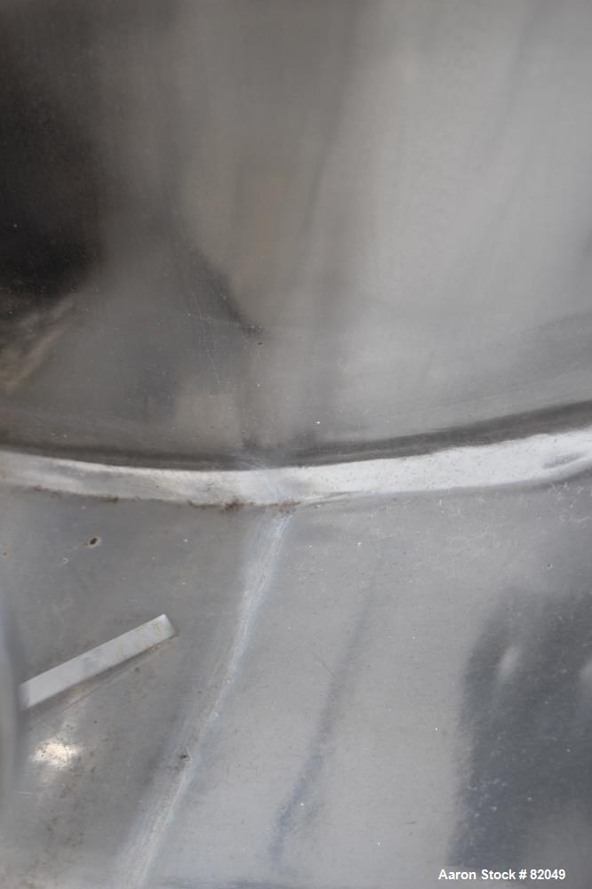 Used Stainless Steel American Process Ribbon/Paddle Blender, 100 Cubic Feet Wor