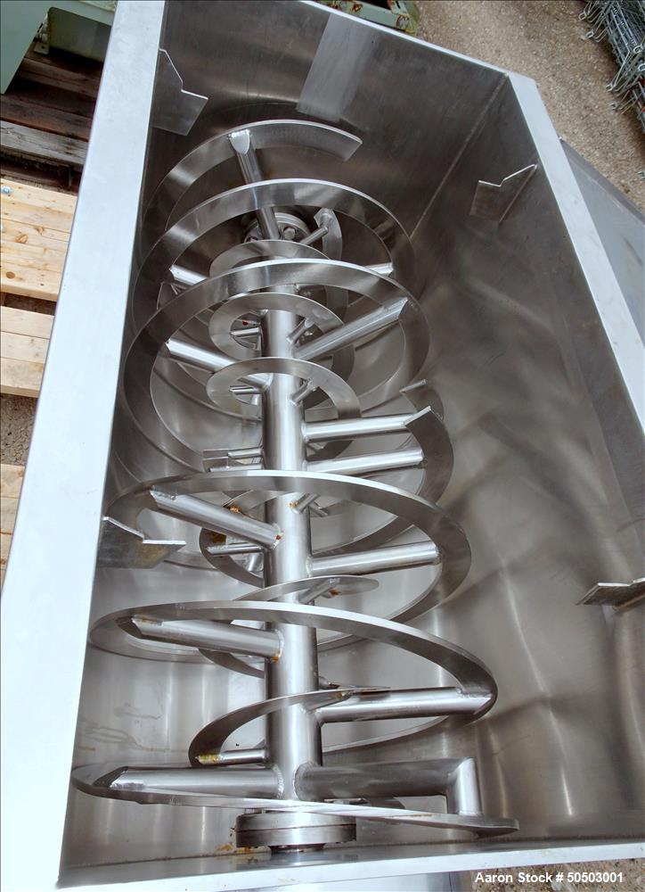 Used Bcast Double Spiral Ribbon Blender, Model BC-RBNBLNDR10CU