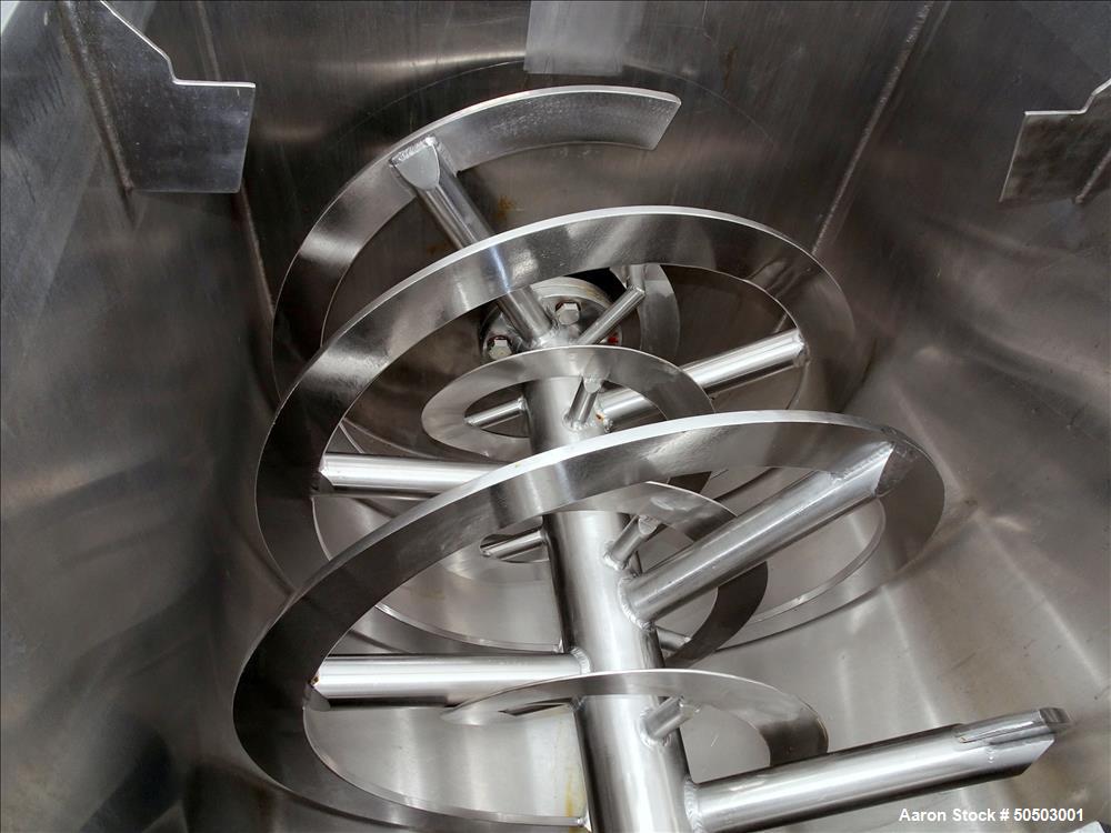 Used Bcast Double Spiral Ribbon Blender, Model BC-RBNBLNDR10CU