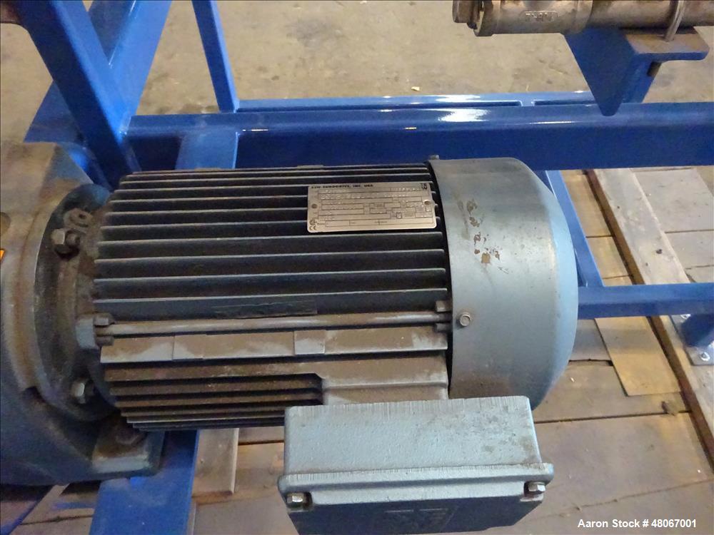 Used Hosokawa Bepex Ribbon Mixer, Approximate 17 Cubic Feet, 304 Stainless stee