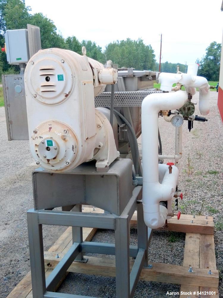 Industrial Stainless Steel Ribbon Blender – Bepex IMJS-5, Jacketed, Used