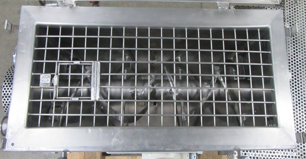 Industrial Stainless Steel Ribbon Blender – Bepex IMJS-5, Jacketed, Used