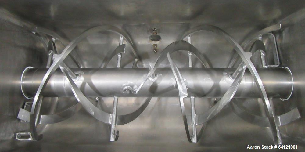 Industrial Stainless Steel Ribbon Blender – Bepex IMJS-5, Jacketed, Used
