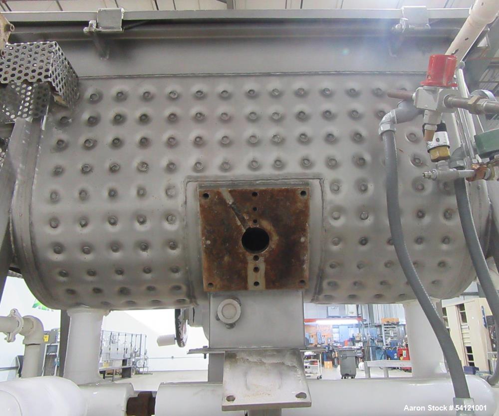 Industrial Stainless Steel Ribbon Blender – Bepex IMJS-5, Jacketed, Used
