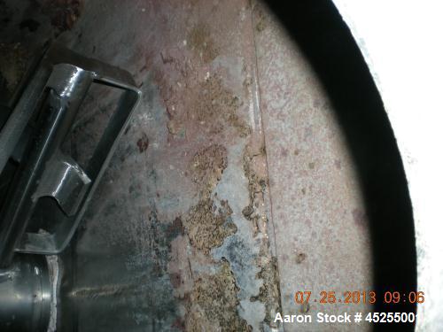 Used Stainless Steel Bepex Double Spiral Ribbon Blender, 200 cubic feet