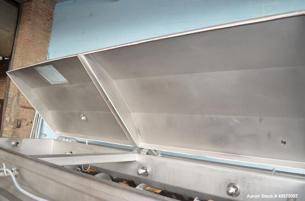 Used Blentech 100 Cubic Foot Jacketed Dual Shaft Double Ribbon Mixer, Model TP28133X